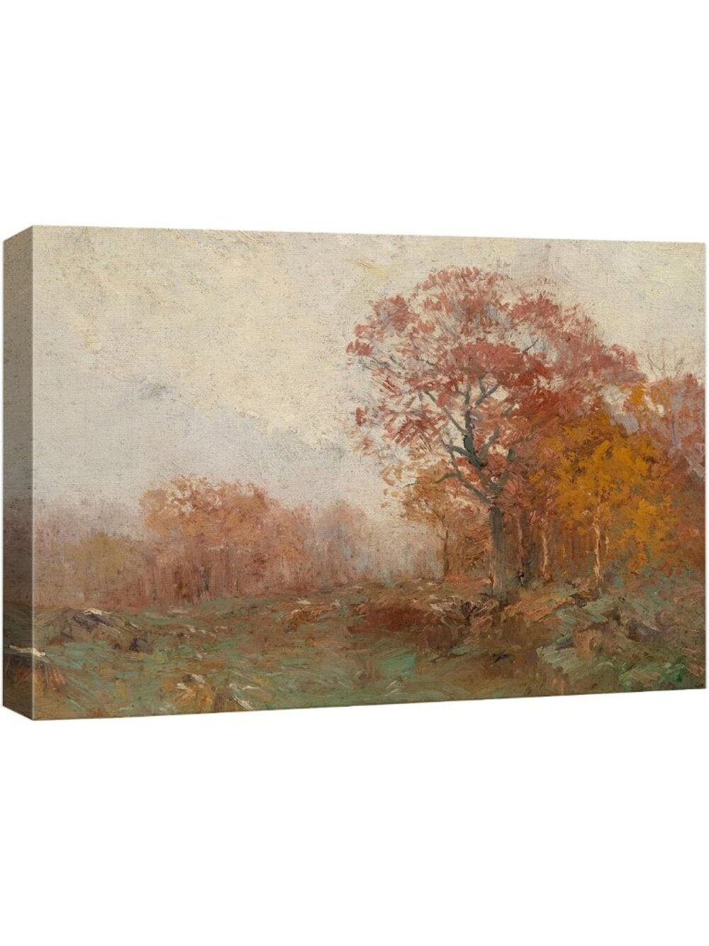 Autumn Landscape Canvas Print Wall Art - Fall Foliage Photography for Home Decor